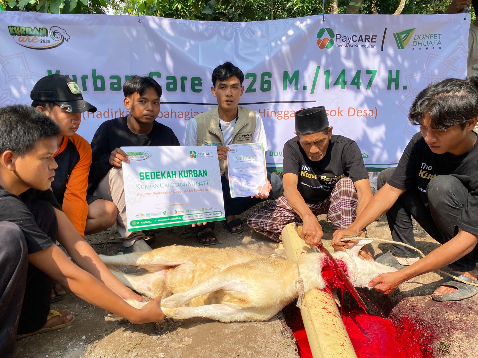 Sedekah Kurban Hadirkan Kebahagiaan Pelosok Desa